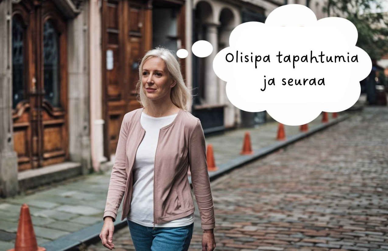 Mistä tapahtumia saisi? (Ja kuka ne järjestää?) 1 Mistä tapahtumia sinkuille? Ehkä juuri sinä järjestät seuraavan! Kaikki odottaa valmista – mutta kohtaamiset syntyy, kun joku ottaa ekan askeleen. Mistä tapahtumia ja seuraa? Löydä sinkuille tapahtumia tai kutsu muita mukaa - sinkkutapahtumat.fi