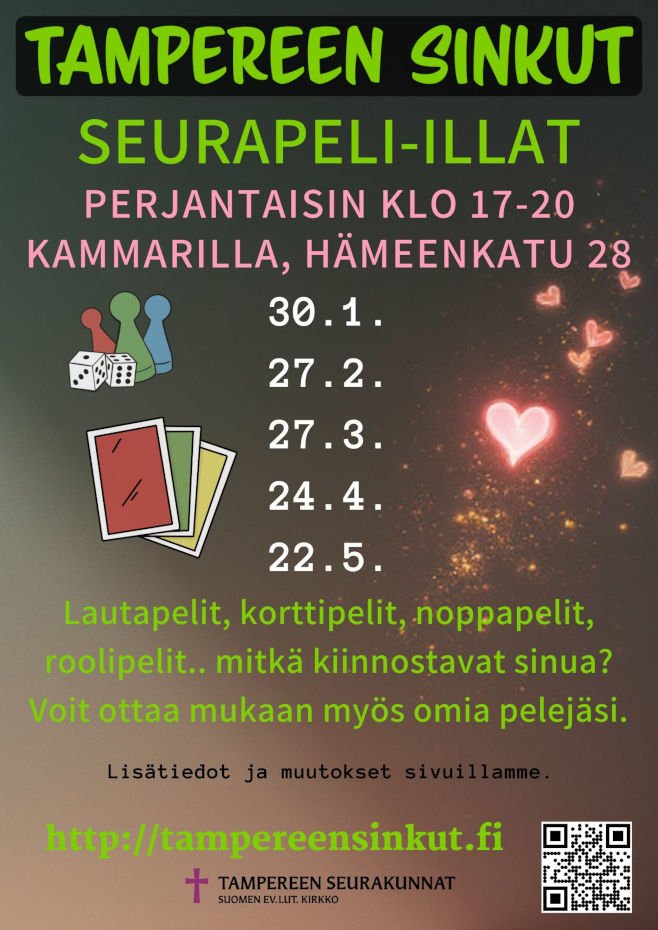 Seurapeli-ilta sinkuille