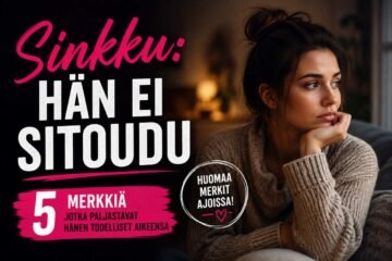 Sinkku: hän ei sitoudu? Nämä 5 merkkiä paljastavat ajoissa, näkeekö mies kanssasi oikean tulevaisuuden vai pitääkö vain ovea raollaan.