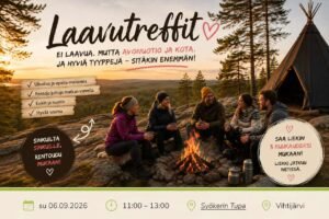 Sinkkujen laavutreffit, retkitreffit, vaellussinkku treffit. Liekki yhdistää sinkut tapahtuman jälkeen.
