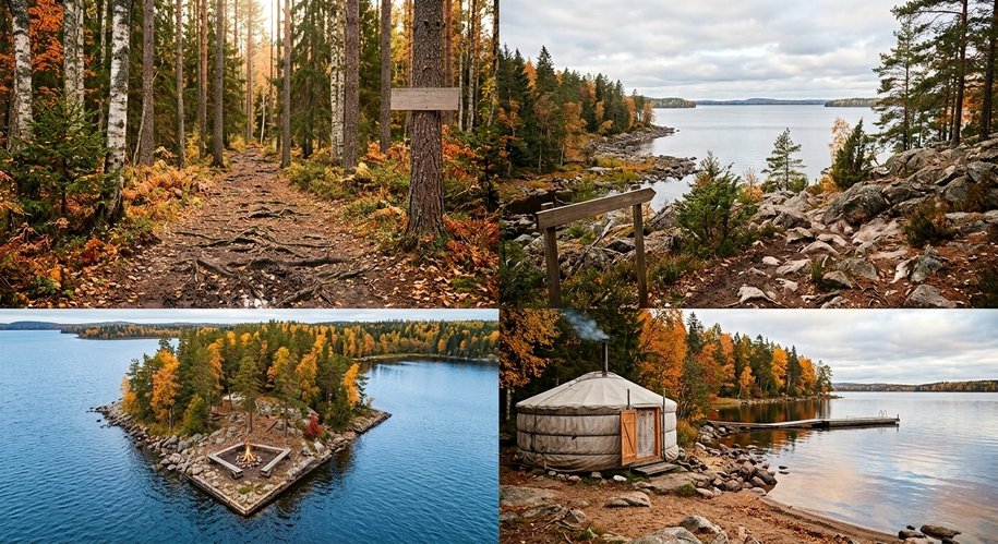 Patikointia ja nuotiolla moniulotteista grillaamista sekä optio saunajatkoihin
