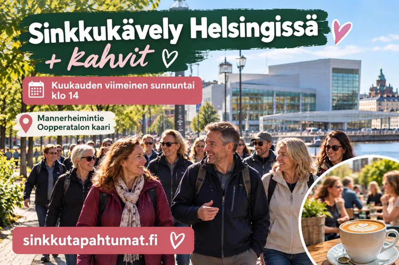 Sinkkukävely Helsingissä + kahvit